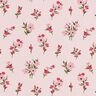Katoenen stof Cretonne Mini-bloemen – roos/intens roze,  thumbnail number 1