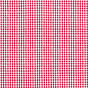 Katoenen stof Vichy ruit 0,2 cm – rood/wit, 