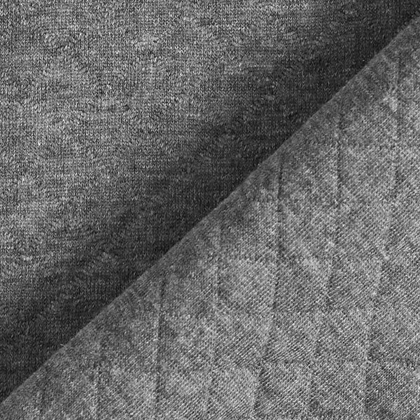 Doorgestikte stof ruiten gemêleerd – grijs, image number 3
