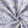 Mousseline/dubbel gehaakte stoffen blauwe bloemen – wit/stralend blauw,  thumbnail number 3