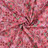 Doorgestikte stof Doubleface Ruiten | Poppy Fabrics – intens roze/dennengroen,  thumbnail number 3