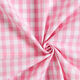 Katoenen stof Vichy - 1 cm – roze,  thumbnail number 2