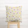 Decostof Half panama kleine lentebloemen – ecru/vanillegeel,  thumbnail number 8