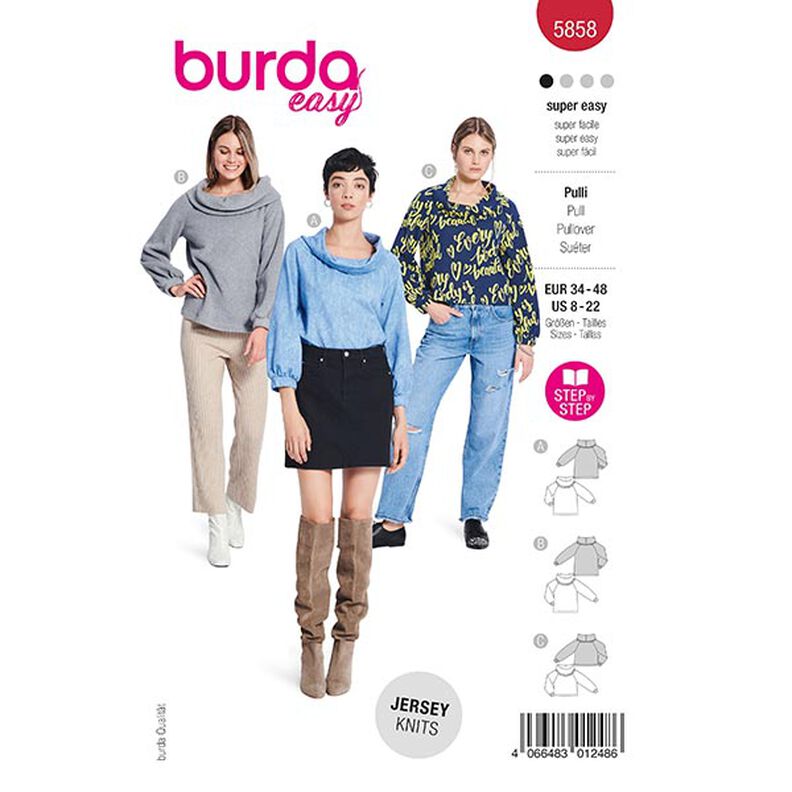 Stoppen | Burda 5858 | 34-48,  image number 1