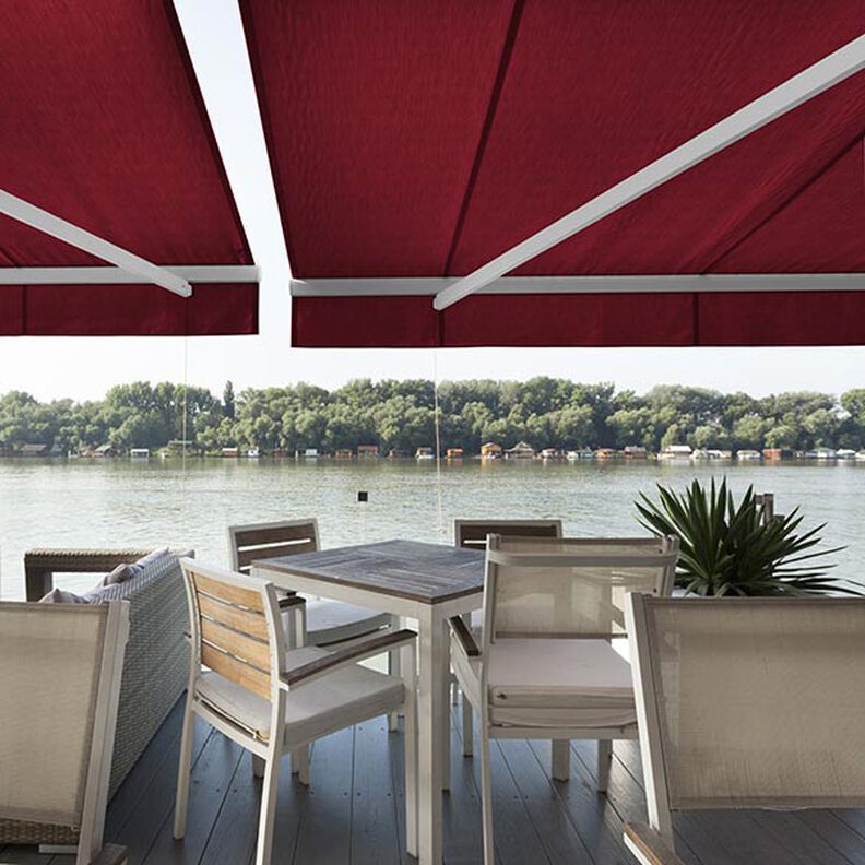 Luifelstof Effen Toldo – bordeauxrood,  image number 4