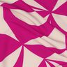 Stretch blousestof geometrisch| Poppy Fabrics – purper/cashew,  thumbnail number 2