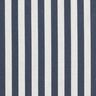 Katoenen stof Cretonne maritieme streep – zwart blauw/licht taupe,  thumbnail number 1
