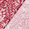 Viscosestof Bloemen en takken – karmijnrood/wit,  thumbnail number 4