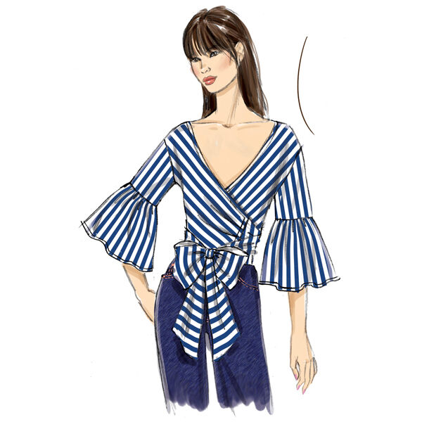 Top, Very Easy Vogue 9315 | 32 - 40, image number 3
