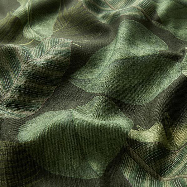 Outdoorstof Canvas Palmbladeren – donkergroen,  image number 2
