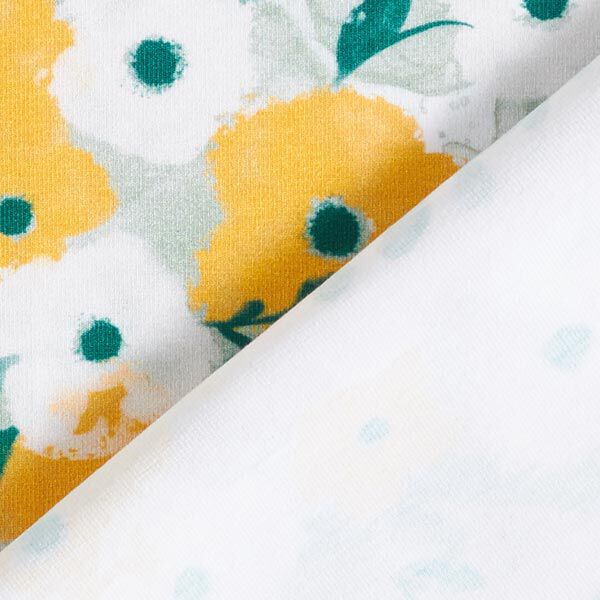 GOTS katoenjersey vogels & bloemen | Tula B-waren – pastelgroen, image number 4