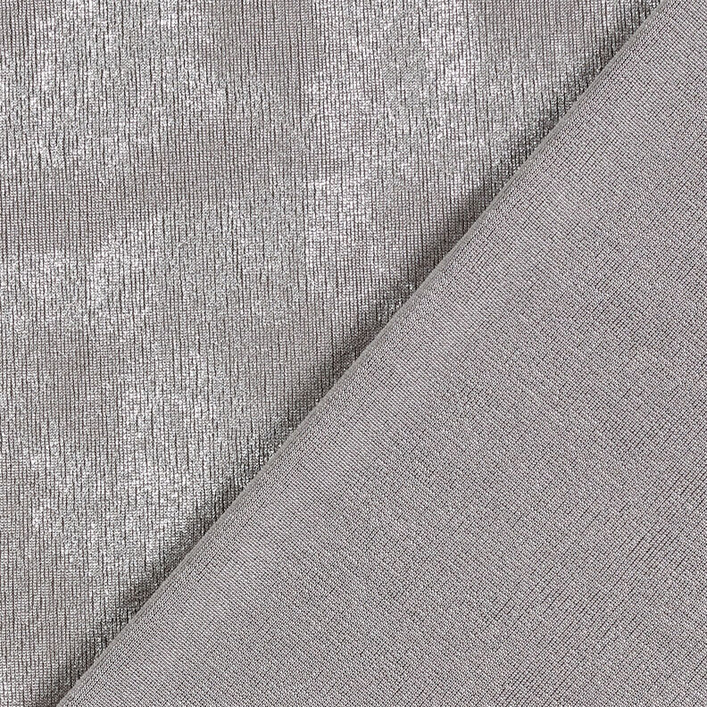 Jersey glitterfolie – grijs/oudzilver,  image number 6