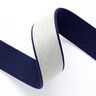 Riemband [ 3,5 cm ] – marineblauw/grijs,  thumbnail number 2