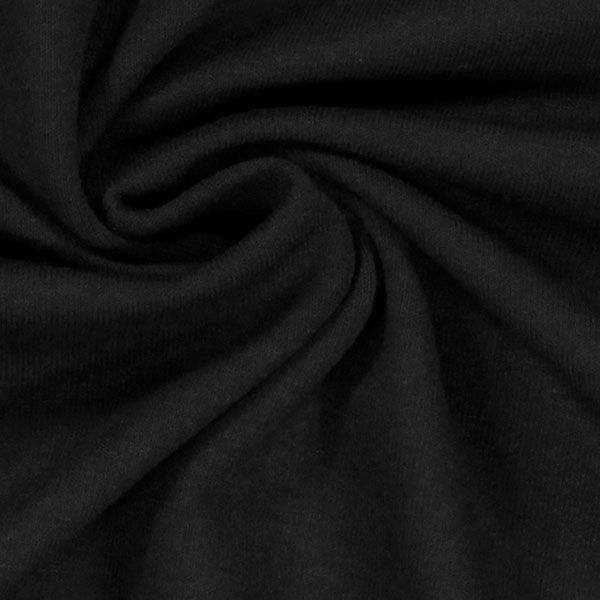 Viscose jersey medium – zwart,  image number 2