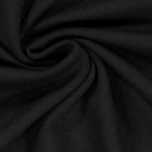 Viscose jersey medium – zwart, image number 2