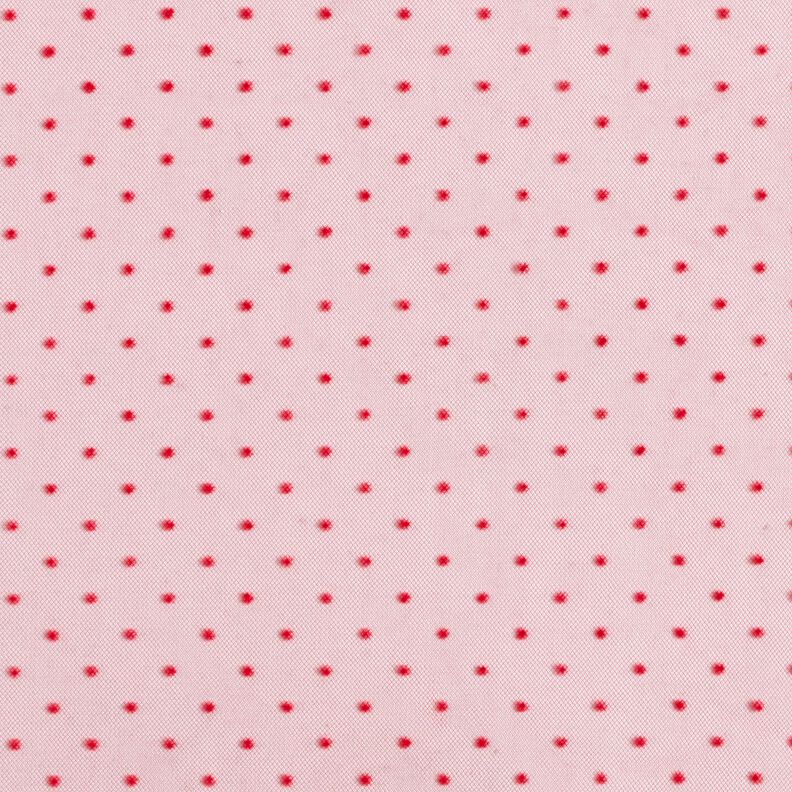 Tule Fluwelen stippen – rood,  image number 1