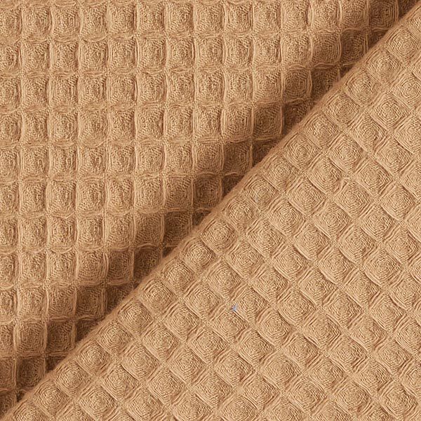 Wafelpiqué – donkerbeige, image number 5