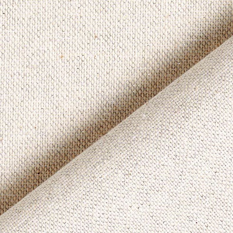 Half panama Lurex Uni – zijdegrijs,  image number 2