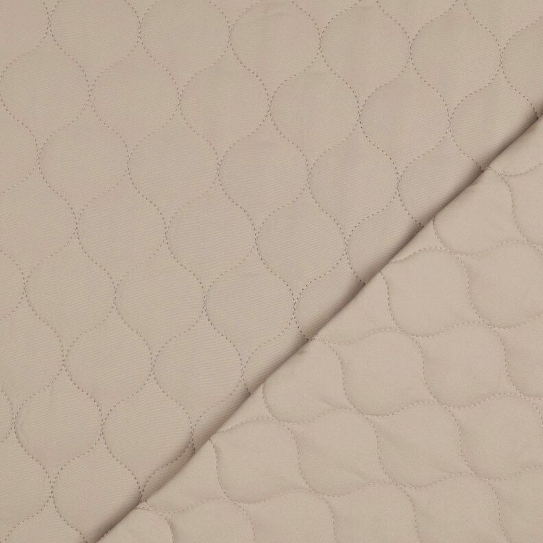 Doorgestikte stof Cirkelvormig motief | Poppy Fabrics &ndash; donkerbeige,  image number 4