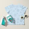 Badstof jersey Bloemen – zilverblauw,  thumbnail number 6