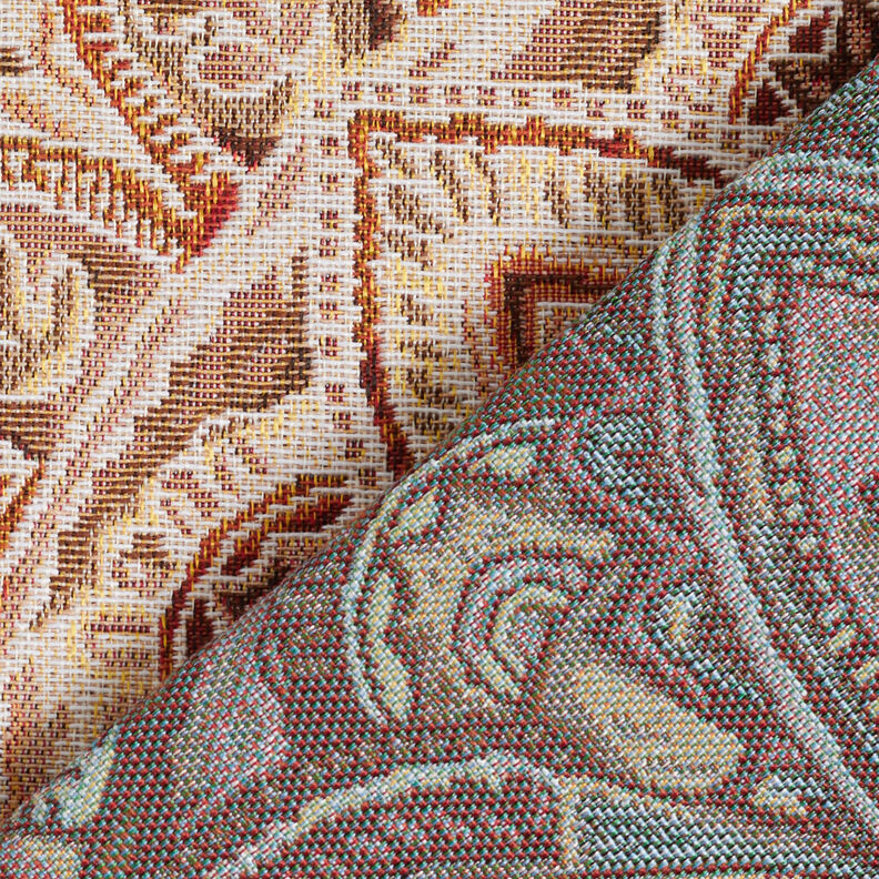 Decostof Gobelin delicate mandala – ecru/brons,  image number 4