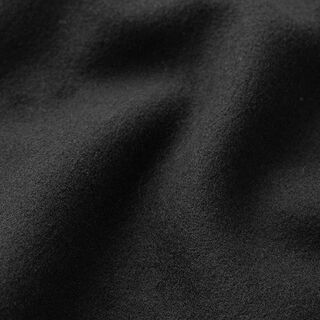 Mantelstof gerecycled polyester – zwart, 