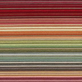 Decostof Gobelin Regenboogstrepen &ndash; karmijnrood/groen, 