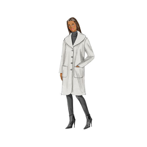 Mantel, Butterick 6107|32 - 40|42 - 50, image number 2