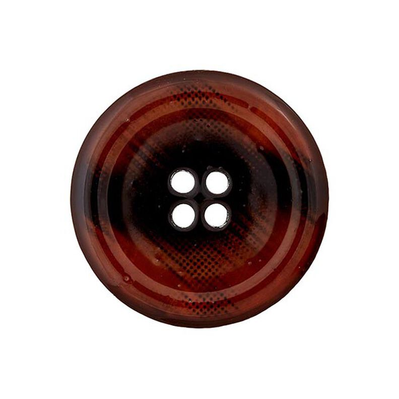 Polyesterknoop 4-gats – bruin,  image number 1