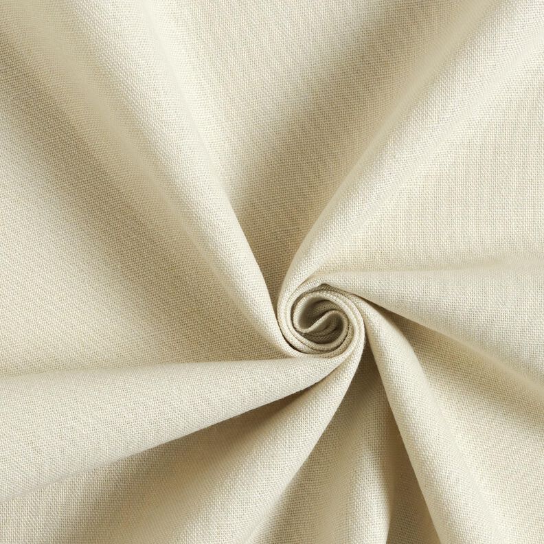 Puur linnen zwaar Effen – lichtbeige, image number 1