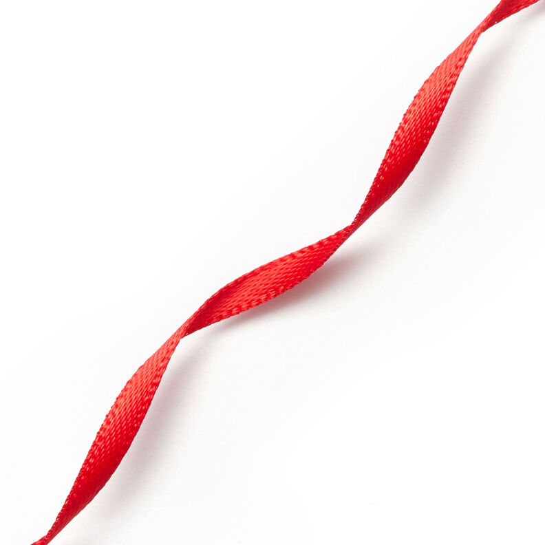 Satijnband [3 mm] – rood,  image number 3