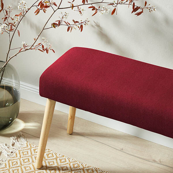 Bekledingsstof gemêleerd effen – bordeauxrood,  image number 6