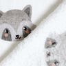 Gezellige fleece schattige wasberen – ivoor/donkergrijs,  thumbnail number 4