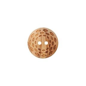 Houten knoop 2-gats  – beige, 