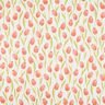 Decostof Half panama Tulpen – ivoor/kreeft,  thumbnail number 1