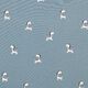 Katoenjersey Grappige zebra – blauwgrijs,  thumbnail number 1