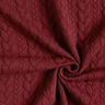 Jerseyjacquard cloqué kabelsteekpatroon – bordeauxrood,  thumbnail number 3