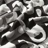 Jacquardjersey geometrische patronen en ruiten – zwart/wit,  thumbnail number 2
