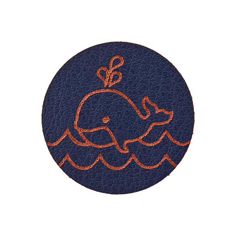 Decoratie walvis [ 23 mm ] – marineblauw,  image number 1
