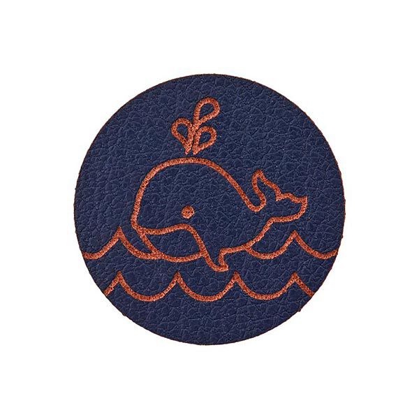 Decoratie walvis [ 23 mm ] – marineblauw,  image number 1