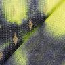 Gebreide kanten batik en gouden diamanten – marineblauw/neongeel,  thumbnail number 4