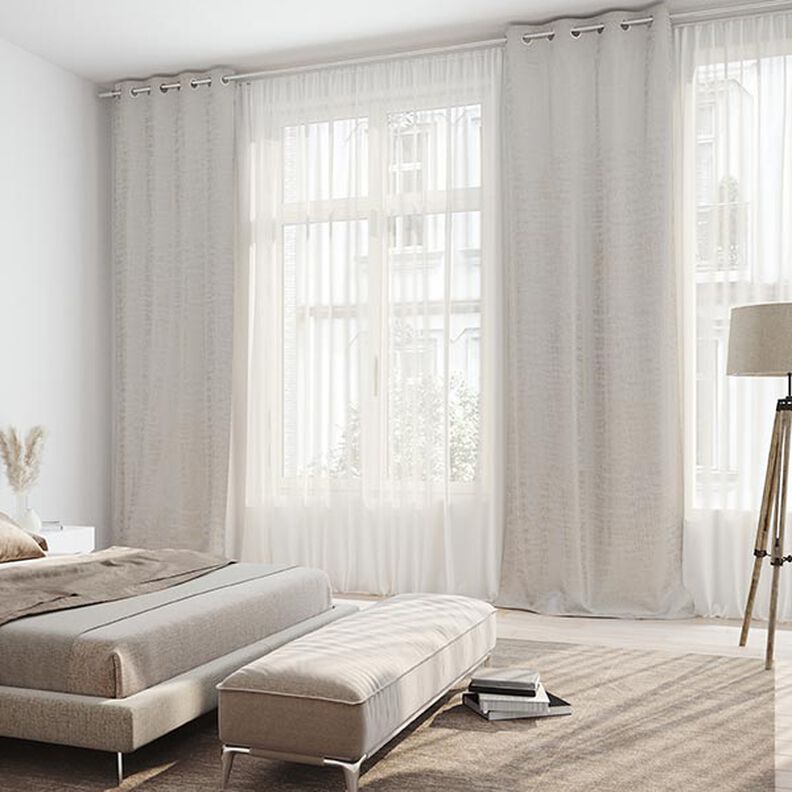 Verduisteringsstof metallic glans – beige/goud,  image number 4