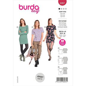 Jurk, Burda 6087 | 34-44, 