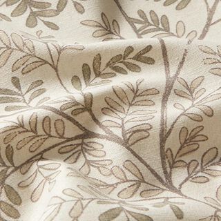 Decostof Canvas Kleine takken – lichtbeige, 