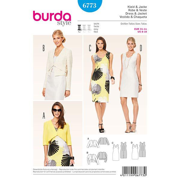 Jurk / Jack, Burda 6773, image number 5