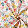 Gecoate katoen fijne bloemen – wit/rood,  thumbnail number 4