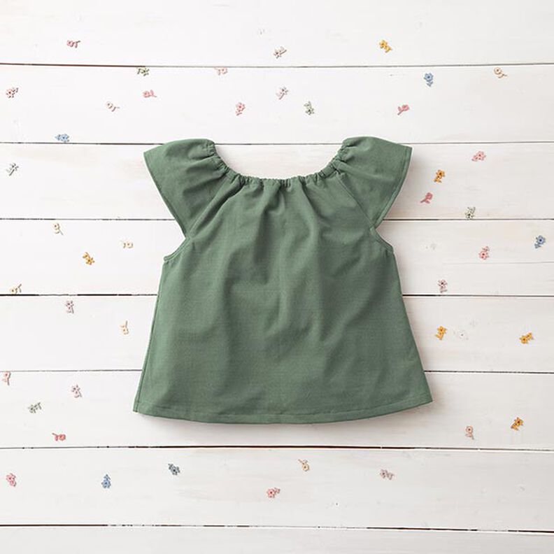 Katoenjersey medium effen – pijn,  image number 7