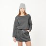 Sweatshirt melange geruwd – donkergrijs,  thumbnail number 9