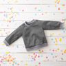 Licht katoenen sweatstof mix – donkergrijs,  thumbnail number 7
