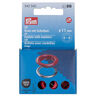 Oogjes met sluitringen [20 stuks | Ø 11 mm] | Prym – rood/zilver metallic,  thumbnail number 1